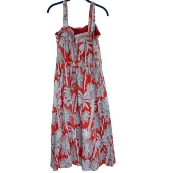Talbots Red Floral Midi Dress - Picture 6 of 6